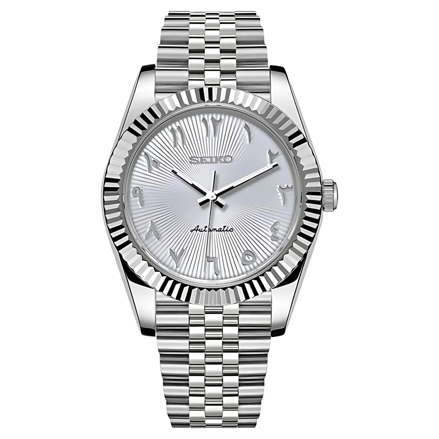 SEIKOJUST WHITE ARABIC TEXTURED
